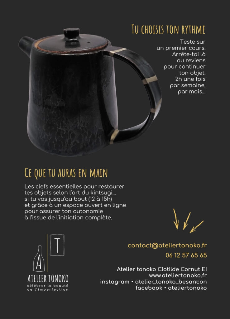 flyer atelier initiation kintsugi verso