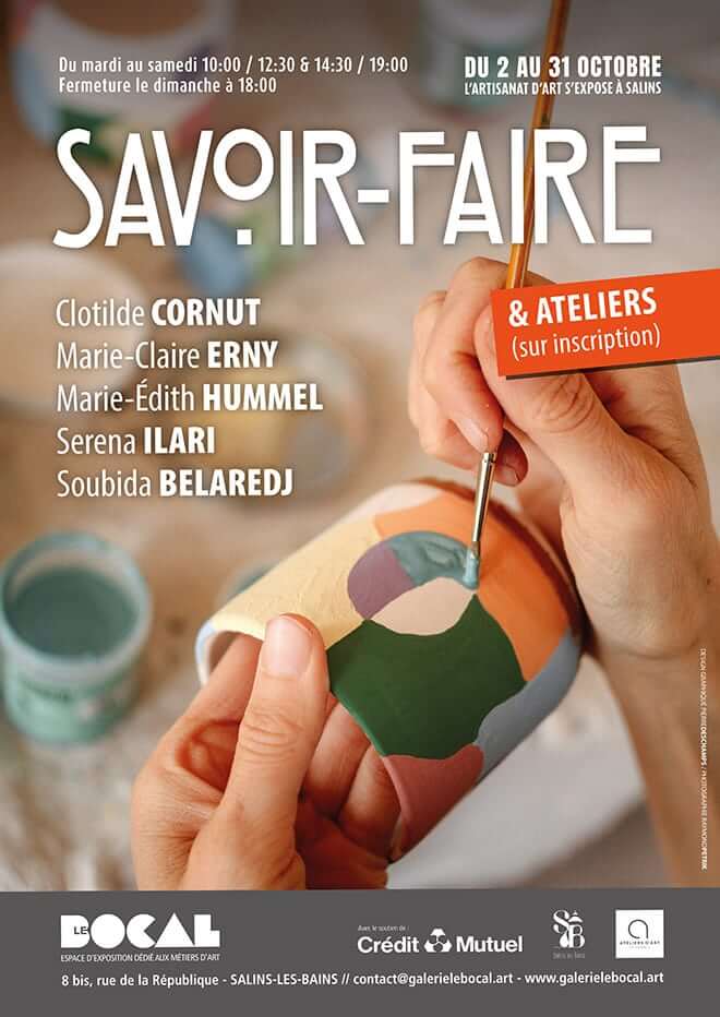 Affiche exposition le Bocal octobre 2026